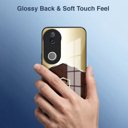 Vivo V50 5G Dragon Crest Acrylic Glass Back Case