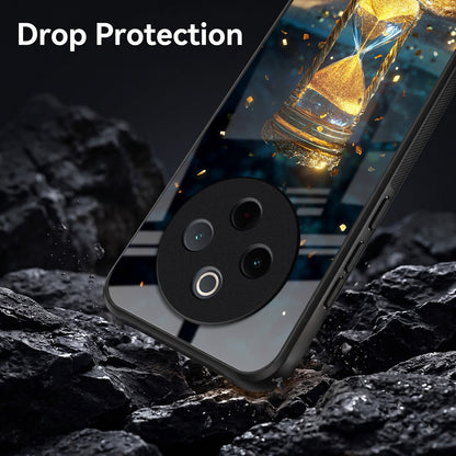 Vivo T4 5G Golden Hour Glass Acrylic Glass Back Case