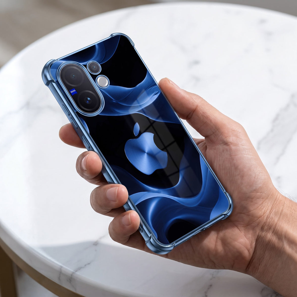 Vivo V60 5G Premium Wave Airbags Printed Back Case
