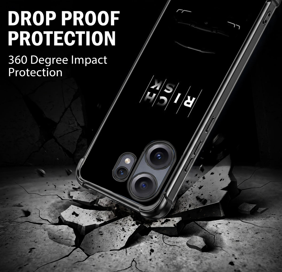 Nothing Phone 2 Pro 5G Midnight Risk Airbags Printed Back Case