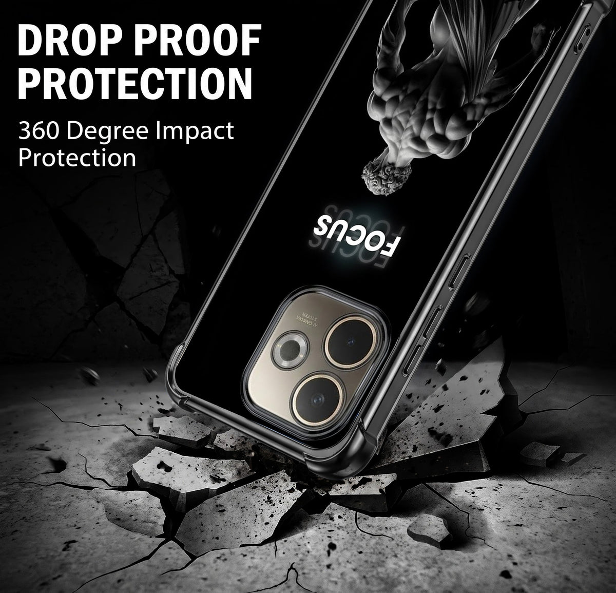 Oppo A5 Pro 5G Focus Airbags Printed Back Case