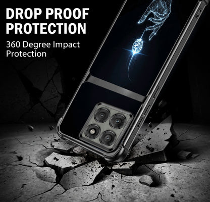 Motorola Edge 60 Pro 5G Cosmic Energy Dual-Tone Transparent Airbags Case