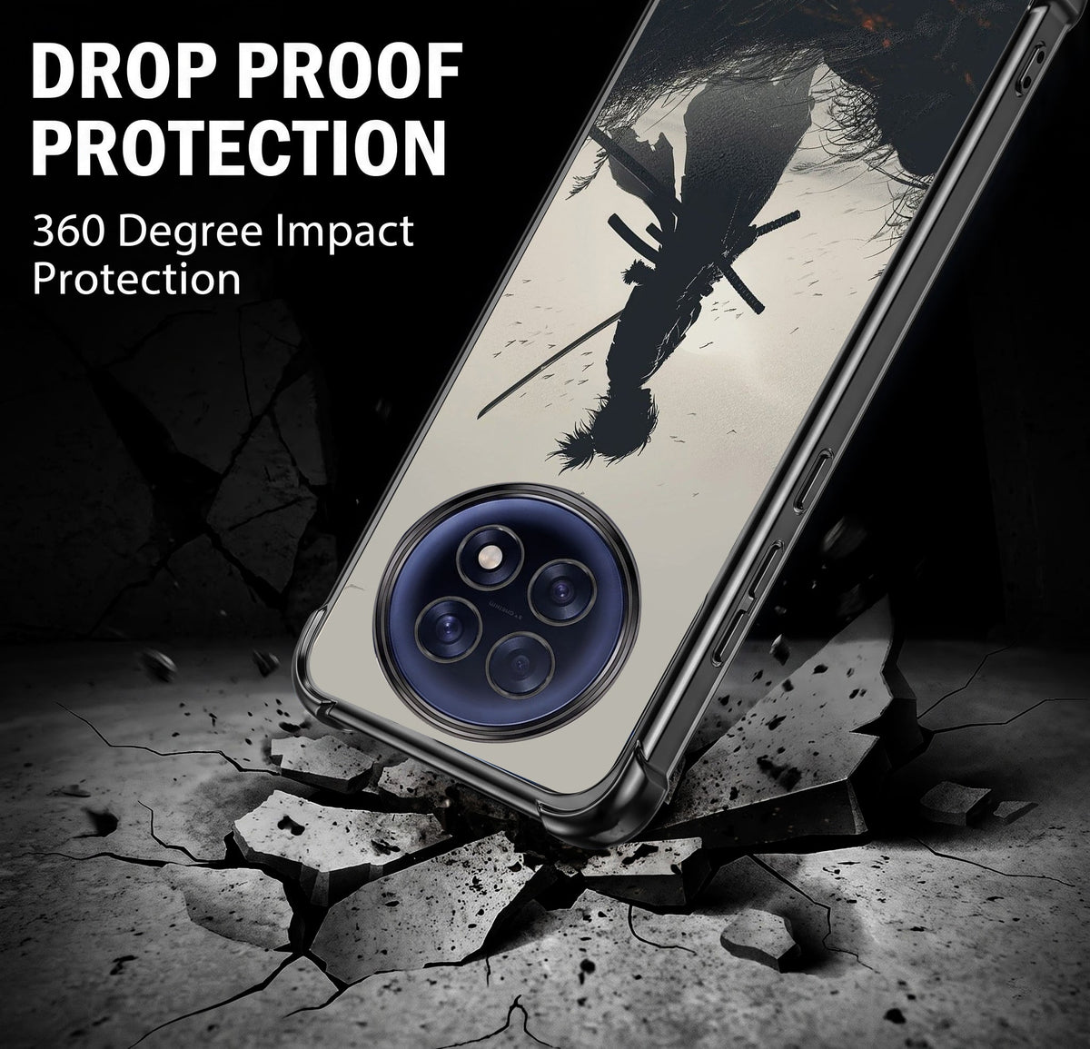 Oppo F31 Pro+ 5G Shadow Samurai Airbags Printed Back Case