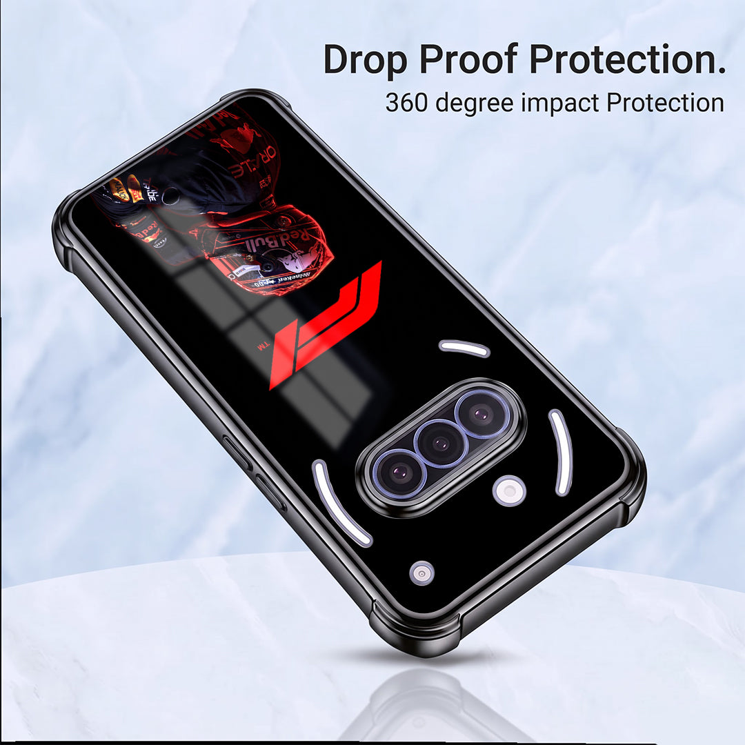 Nothing Phone 3a 5G F1 Rider Airbags Printed Back Case