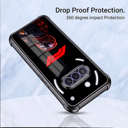 Nothing Phone 3a 5G F1 Rider Airbags Printed Back Case