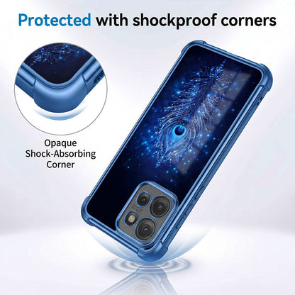 Motorola Edge 50 5G Premium Peacock Feather Airbags Printed Back Case