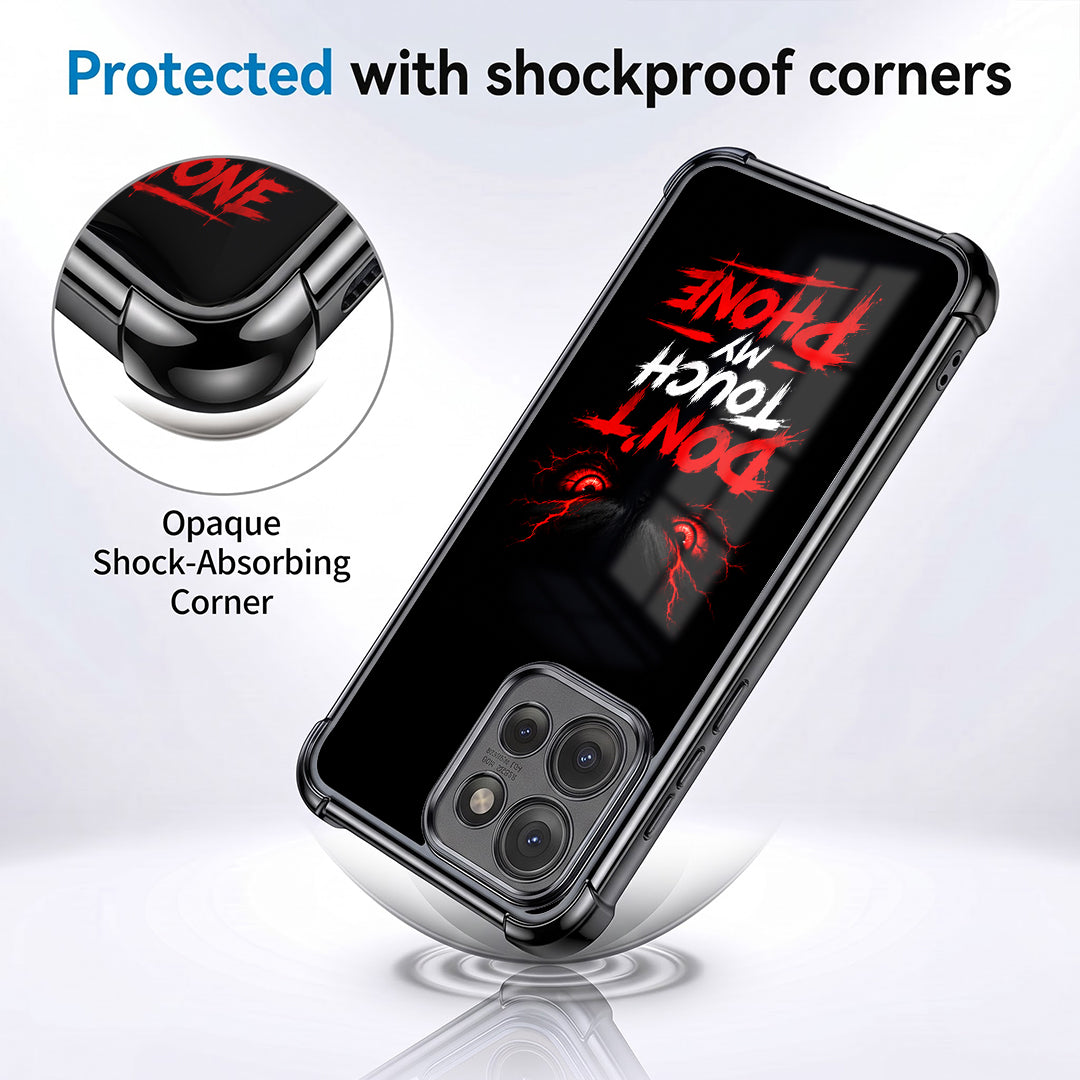 Motorola Edge 50 Neo 5G Don't Touch My Phone Airbags Printed Back Case