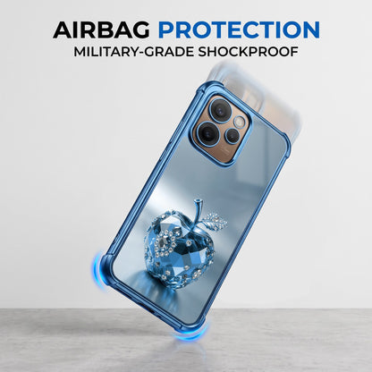 Oppo Reno 15 Pro Mini 5G Blue Apple Airbags Printed Back Case