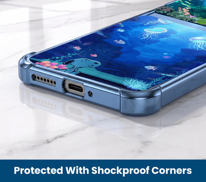 Motorola Edge 60 Pro 5G Mystic Jellyfish Dual-Tone Transparent Airbags Case