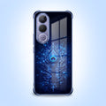 Vivo V70 FE 5G Premium Peacock Feather Airbags Printed Back Case