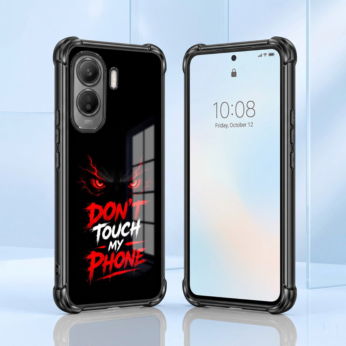 Vivo T5 Pro 5G Don't Touch My Phone Airbags Printed Back Case