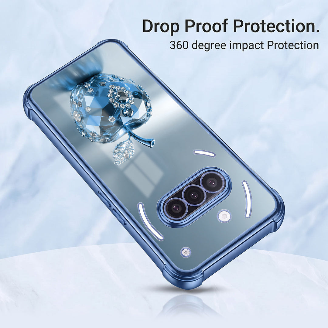 Nothing Phone 3a 5G Blue Apple Airbags Printed Back Case