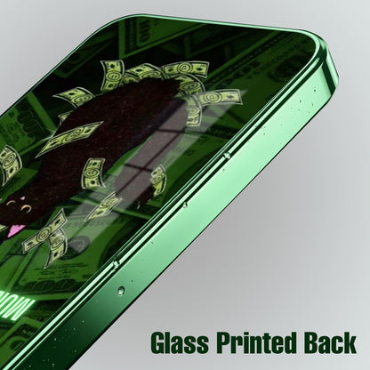Vivo V70 5G Money Flows To ME Green Electroplated Glass Back Case