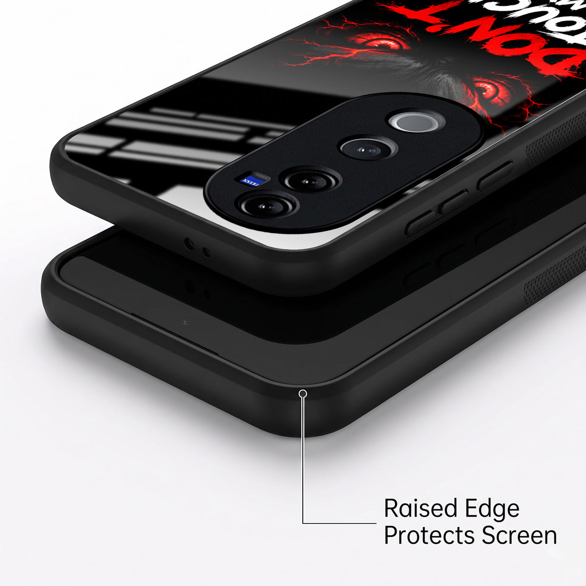 Vivo V40 Pro 5G Don't Touch My Phone Acrylic Glass Back Case
