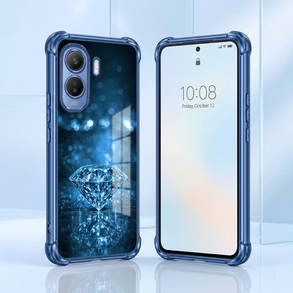 Vivo T5 Pro 5G Blue Diamond Airbags Printed Back Case