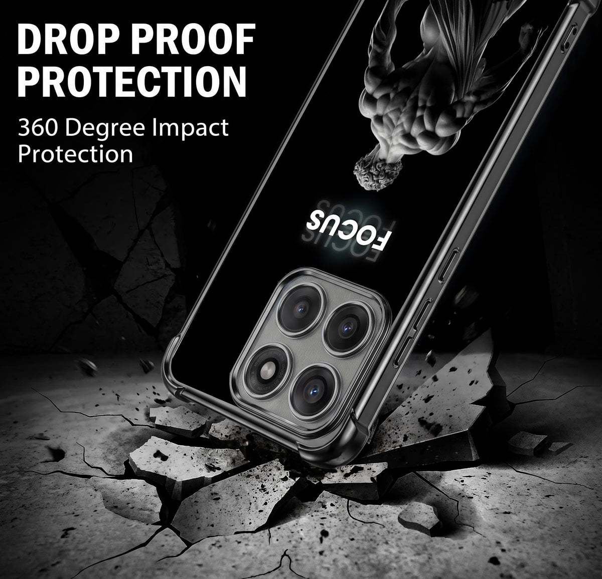Motorola Edge 70 5G Focus Airbags Printed Back Case
