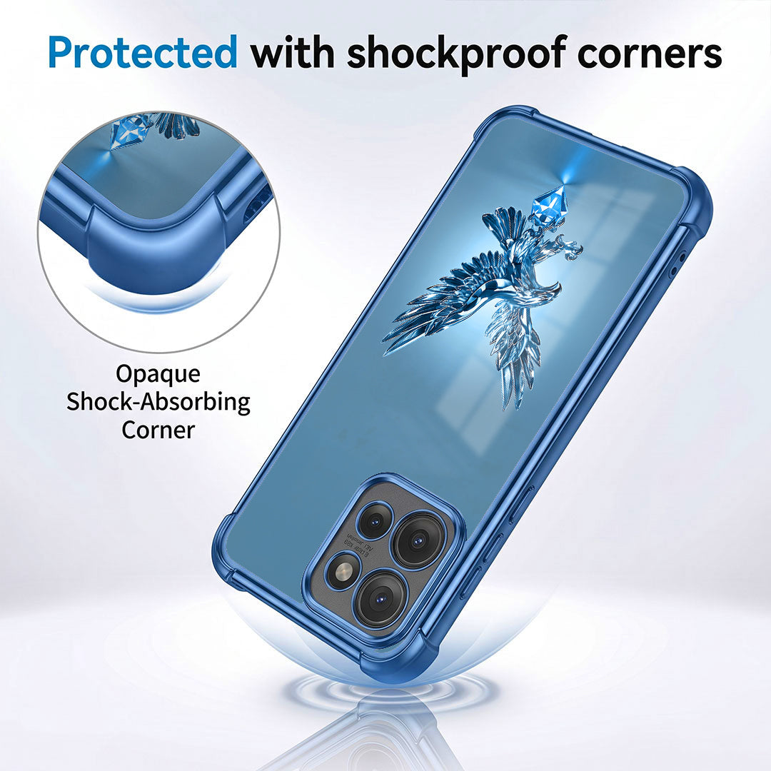 Motorola Edge 50 5G Blue Eagle Airbags Printed Back Case