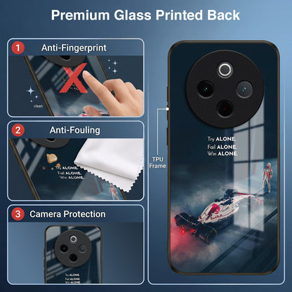 Vivo T4 5G Win Alone F1 Racing Acrylic Glass Back Case