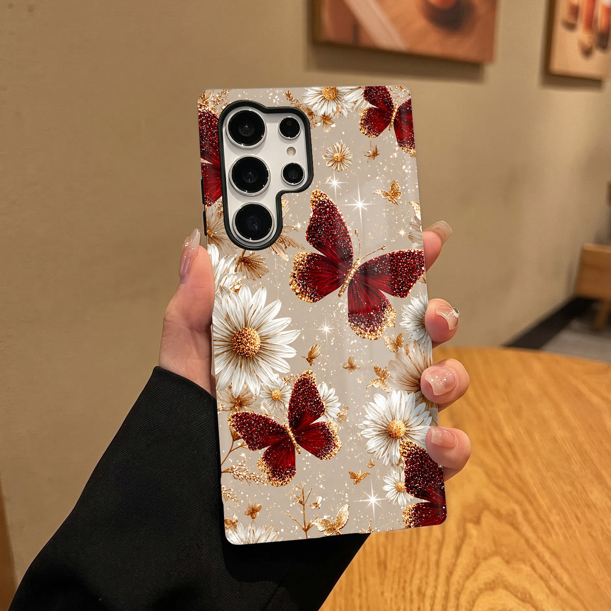Samsung Galaxy S25 Ultra 5G Butterfly Floral Protective Case