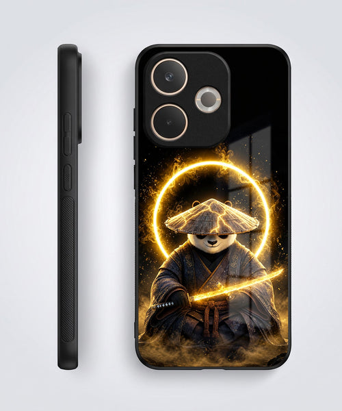 Oppo A5 Pro 5G Warrior Panda Acrylic Glass Back Case