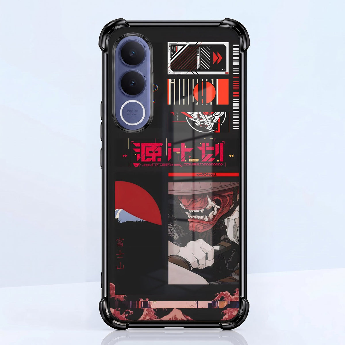 Vivo V70 FE 5G  Dark Samurai Airbags Printed Back Case