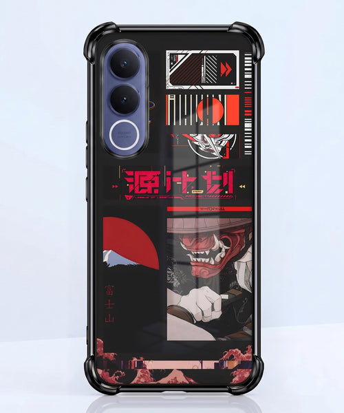 Vivo V70 FE 5G  Dark Samurai Airbags Printed Back Case