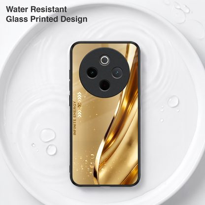 Vivo T4 5G Luxury Infinity Energy Acrylic Glass Back Case
