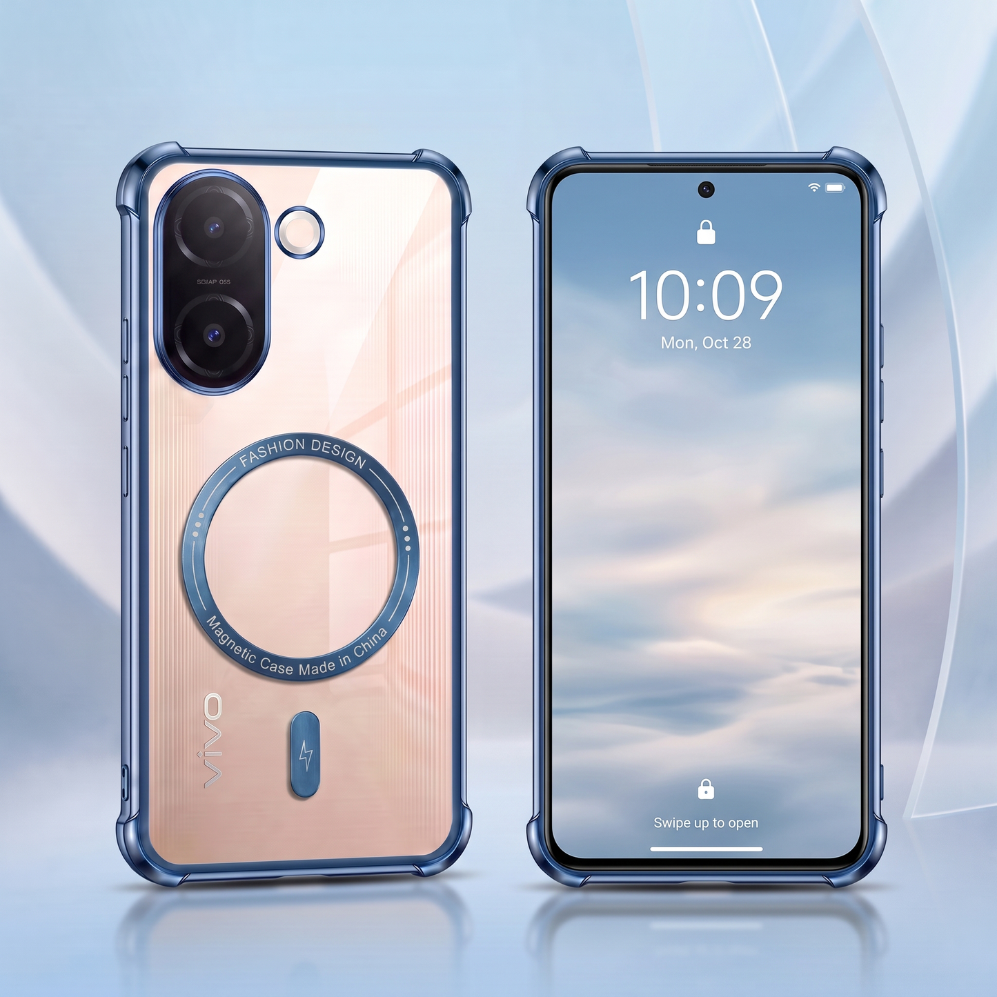 Vivo V60e 5G Premium Magnetic MagSafe Shockproof Airbag Case