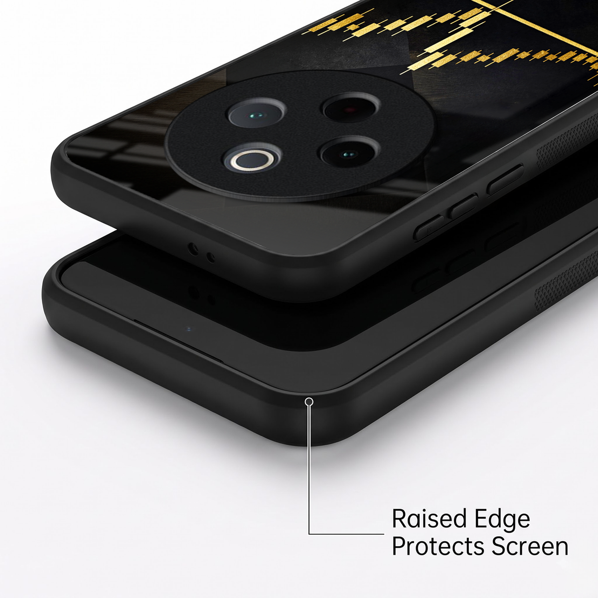 Vivo T4 5G Trading Candles Acrylic Glass Back Case