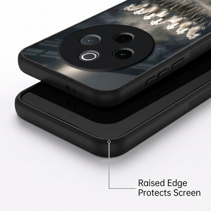 Vivo T4 5G Running Horses Acrylic Glass Back Case