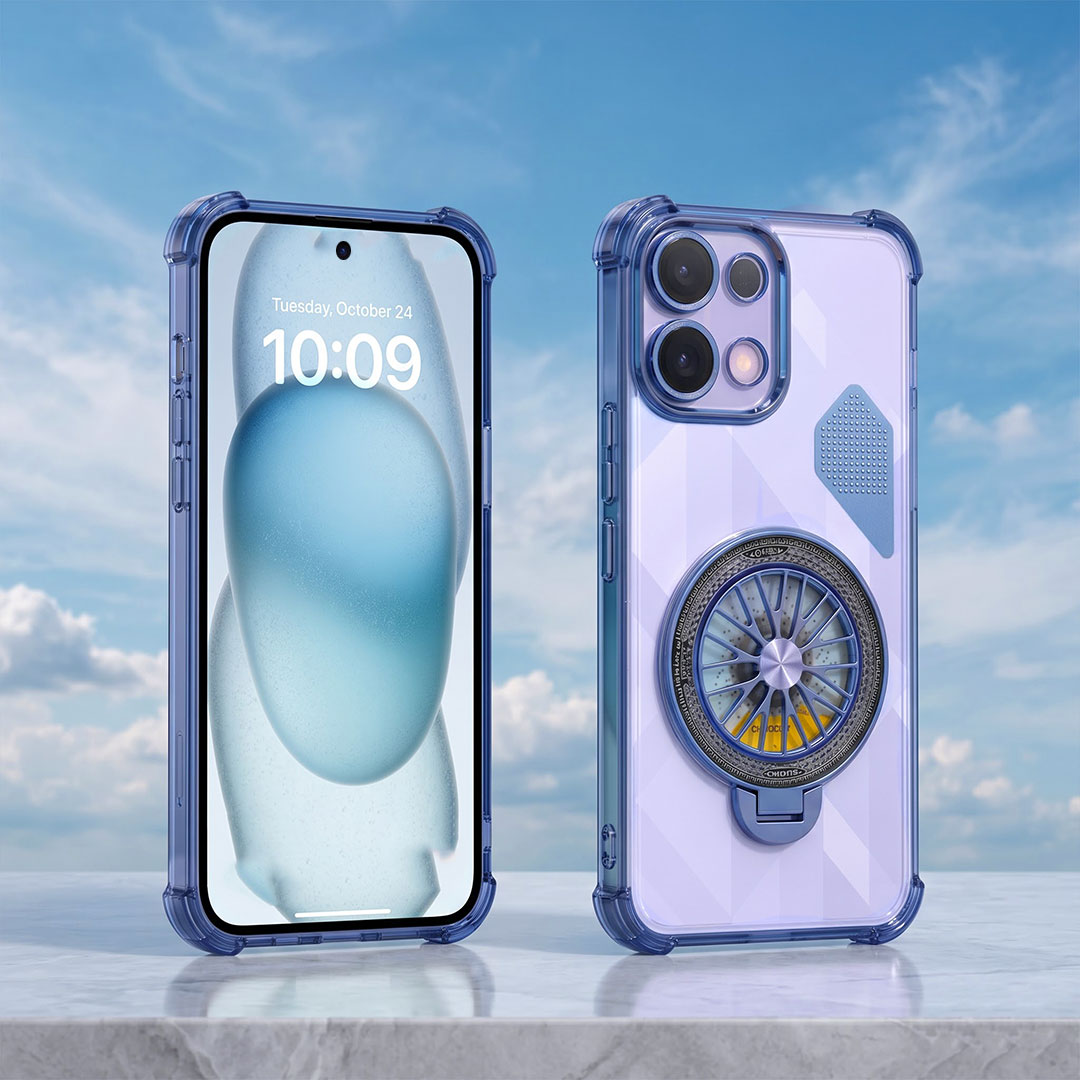 Oppo K13 5G Stress Buster Wheel Shockproof Airbag Heat-Dissipation Case