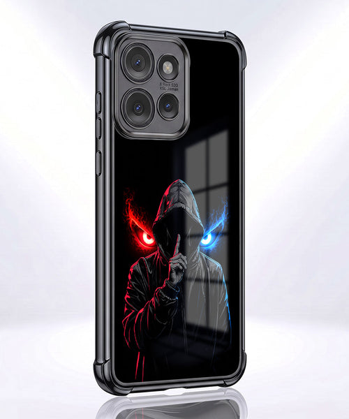 Motorola Edge 50 5G Hooded Shadow Demon Airbags Printed Back Case