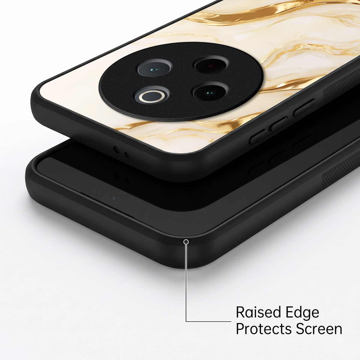 Vivo T4 5G Marvel Texture Acrylic Glass Back Case