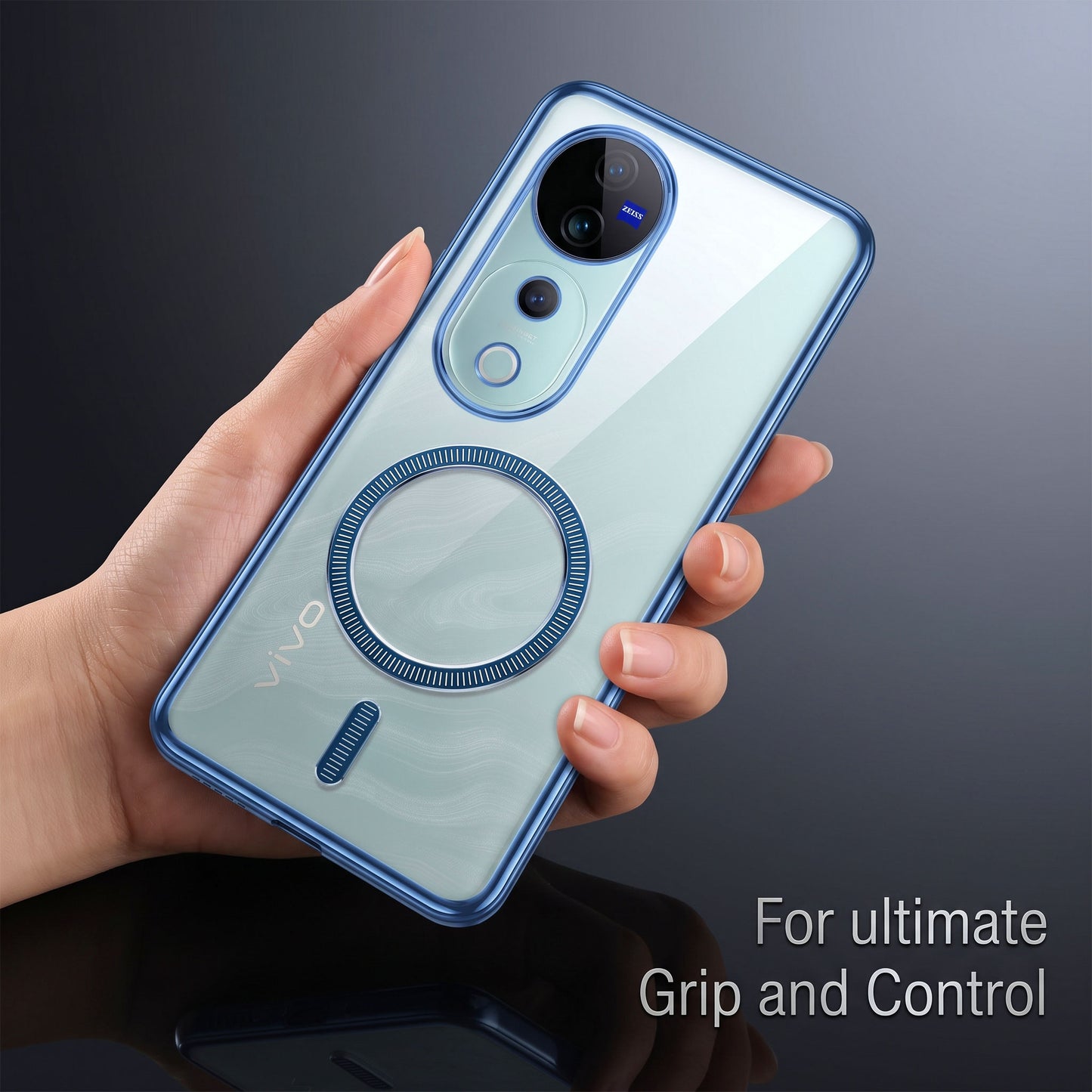 Vivo V40 Pro 5G Electroplated Magnetic Magsafe Case
