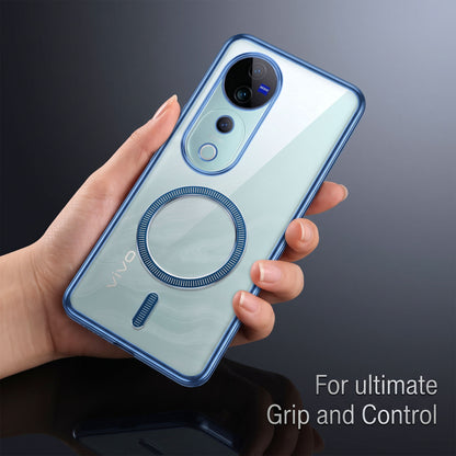 Vivo V40 Pro 5G Electroplated Magnetic Magsafe Case