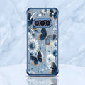 Nothing Phone 3a 5G Blue Butterfly Floral Airbags Printed Back Case