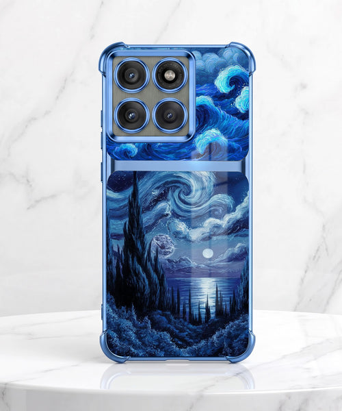 Motorola Edge 60 Pro 5G Midnight Ocean Dual-Tone Transparent Airbags Case
