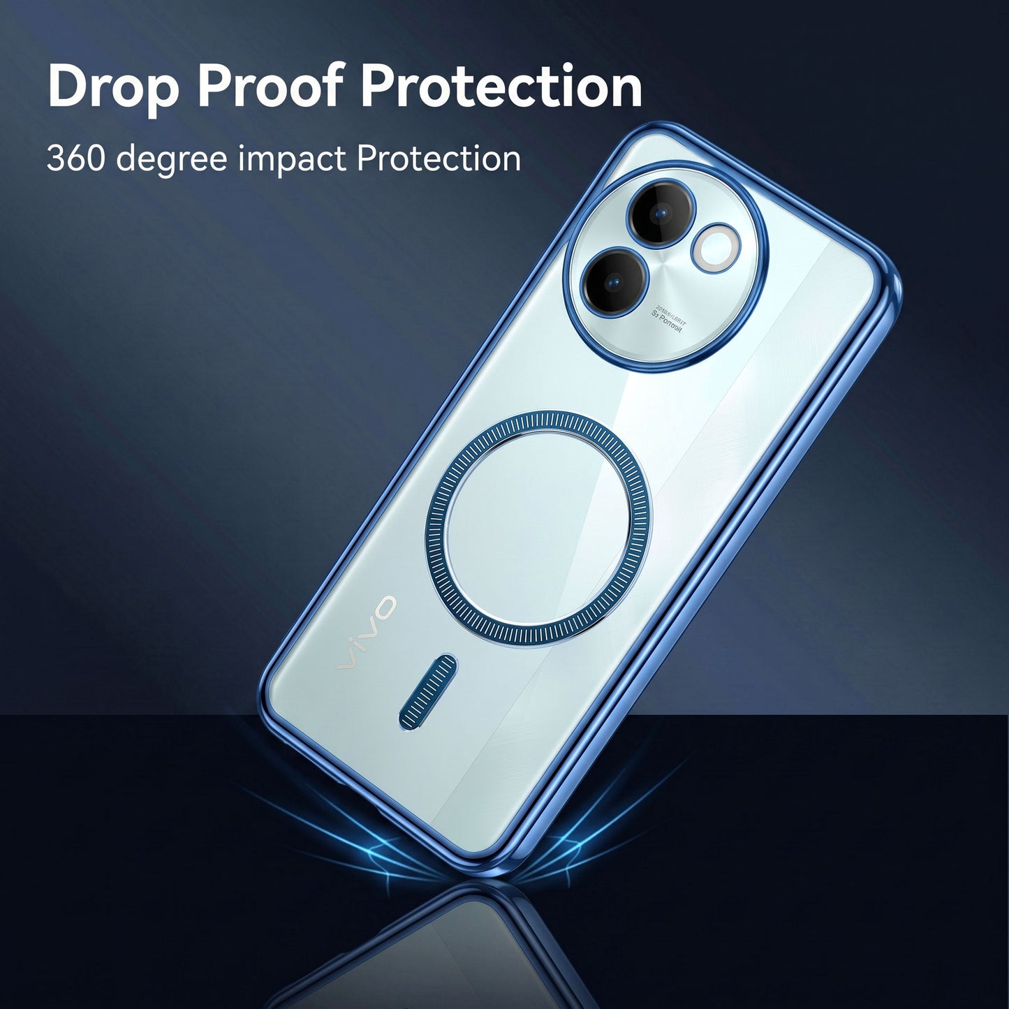 Vivo V30e 5G Electroplated Magnetic Magsafe Case