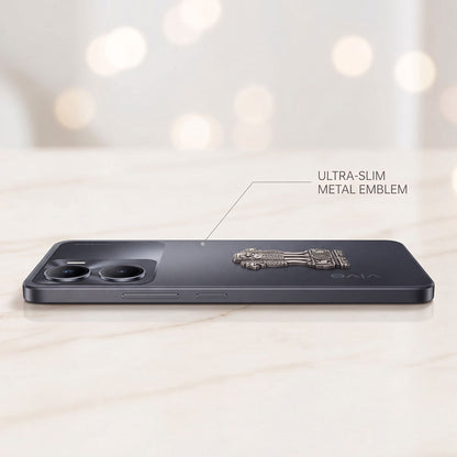 Vivo Y56 5G Compatible Satyamev Jayate 3D Metal Emblem Sticker