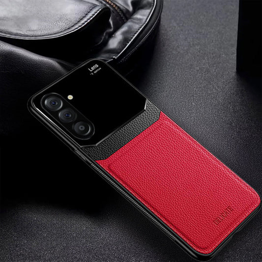 Galaxy A56 5G Premium Leather Lens Protective Case