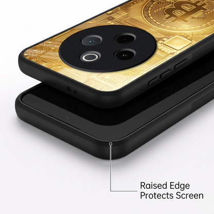 Vivo T4 5G Bitcoin Acrylic Glass Back Case