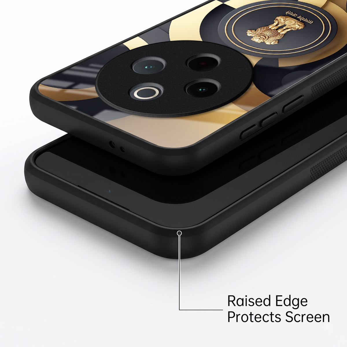 Vivo T4 5G Royal Emblem Acrylic Glass Back Case