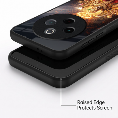 Vivo T4 5G Lord Narasimha Acrylic Glass Back Case