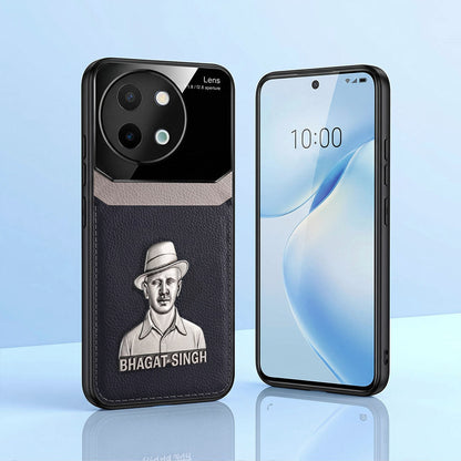 Vivo Y58 5G Shaheed Bhagat Singh 3D Metal Leather Back Case