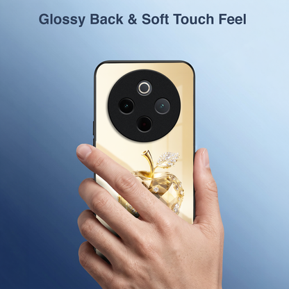 Vivo T4 5G Golden Apple Acrylic Glass Back Case