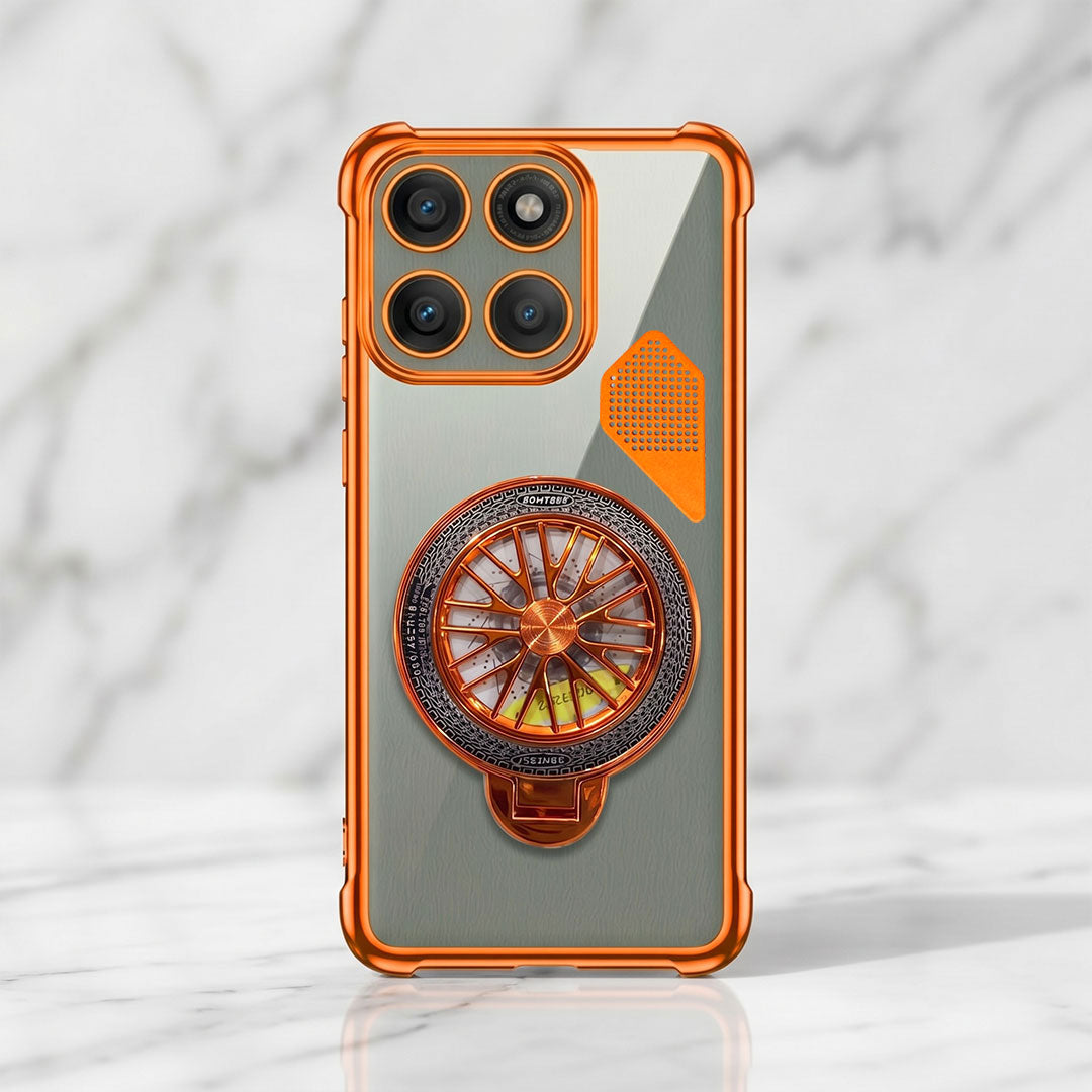 Motorola Edge 60 Pro 5G Stress Buster Wheel Shockproof Airbag Heat-Dissipation Case
