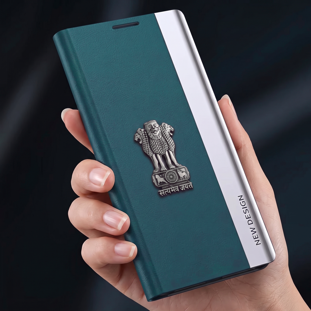 Redmi Note 10 Pro 5G Satyamev Jayate Flip Leather Case