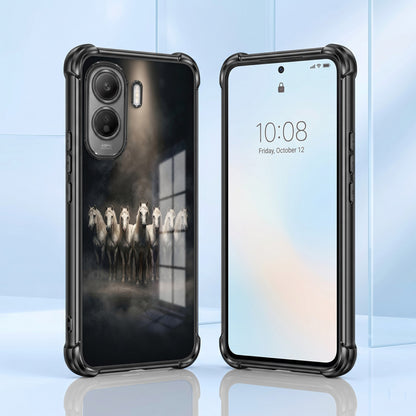 Vivo T5 Pro 5G Running Horses Airbags Printed Back Case