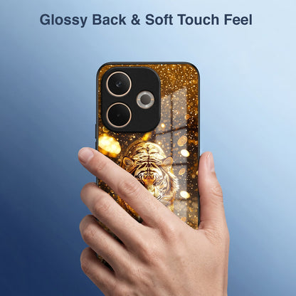 Oppo A5 Pro 5G Luxury Tiger Acrylic Glass Back Case