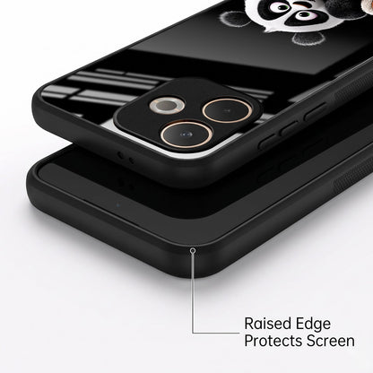 Oppo A5 Pro 5G Cute Panda Acrylic Glass Back Case